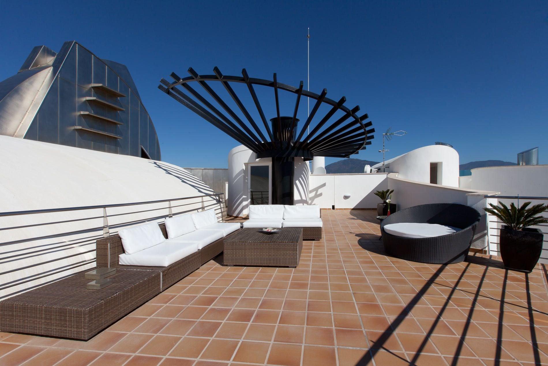 Senator Banus (Adults Only) Otel Estepona Dış mekan fotoğraf Rooftop terrace